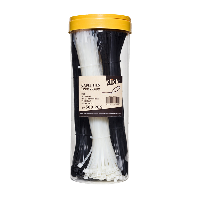 Click Cable Management Ties 500 Pack Bunnings Warehouse