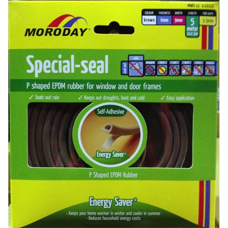 Moroday 5m Brown Self Adhesive Special Weather Seal Bunnings Warehouse