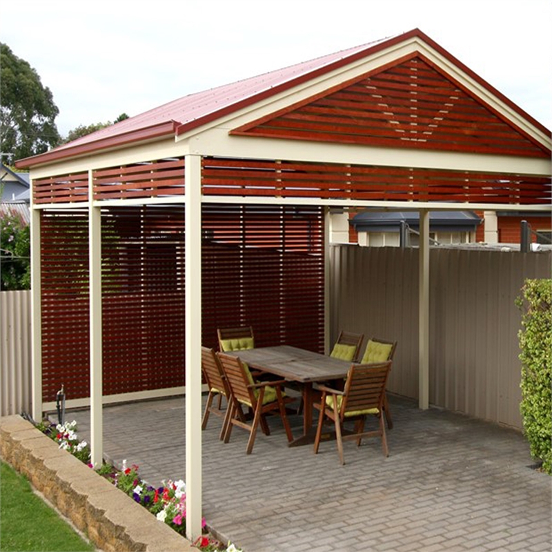 Softwoods 8 4 x 6 0m Colorbond Gable Roof  Pergola  Kit  
