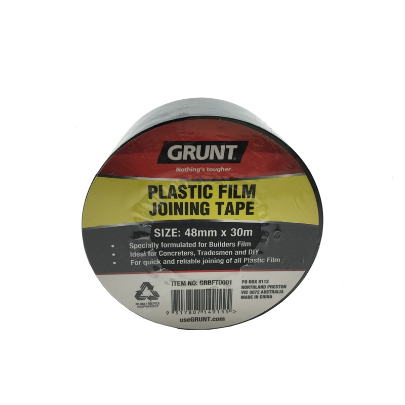 Grunt 48mm x 30m Builders' Plastic Film Joining Tape Bunnings Warehouse