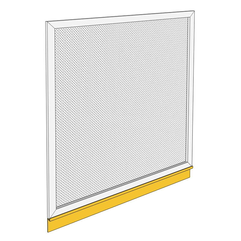 Pillar 25mm X 25m Black Flyscreen Frame Bunnings Warehouse