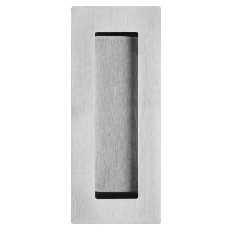Delf 125 x 50mm Stainless Steel Rectangle Flush Pull Bunnings Warehouse