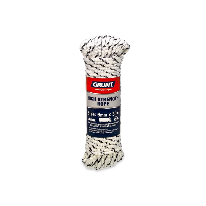 Grunt 6mm X 30m High Strength Rope Bunnings Warehouse