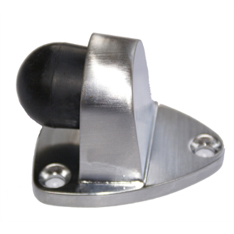 Adoored Satin Chrome Dragon Door Stop With Rubber Bumper Bunnings Warehouse