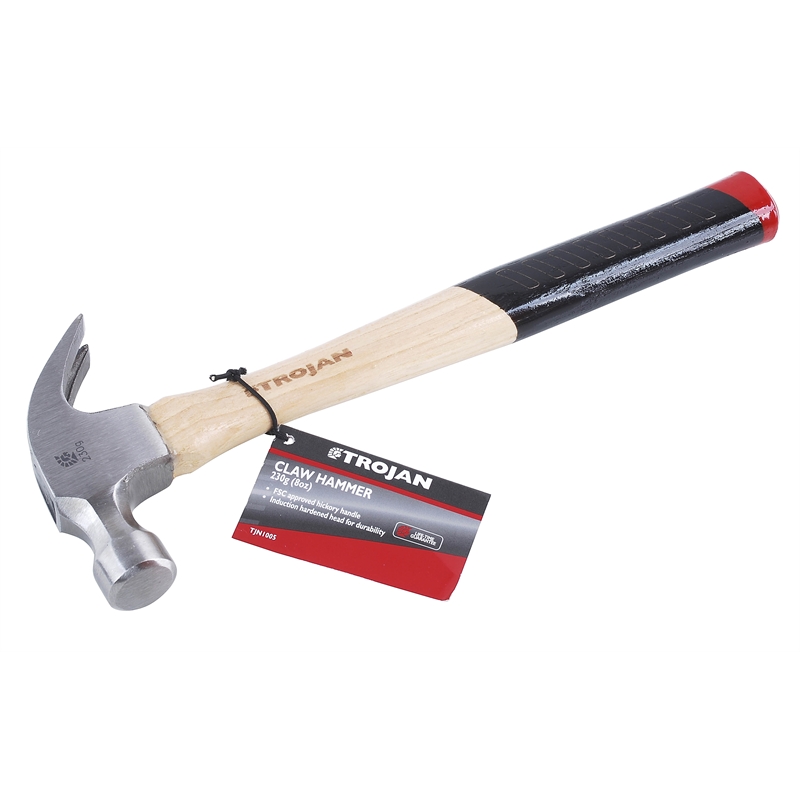 Trojan 225g / 8oz Claw Hammer Bunnings Warehouse