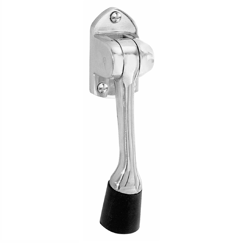 Delf Architectural Satin Chrome Brass Kick Down Door Stop