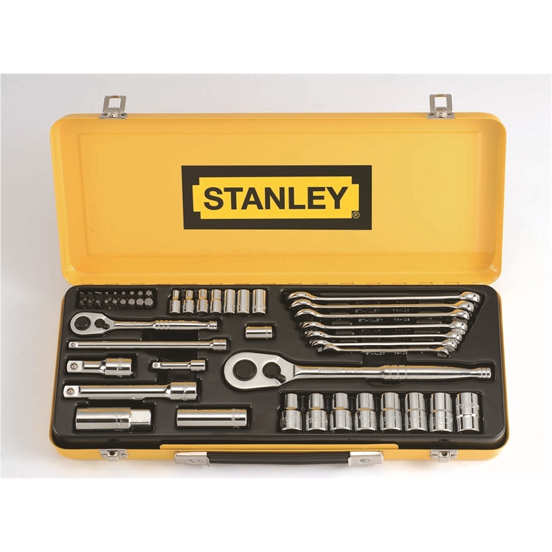Stanley 49 Piece Socket and Spanner Set Bunnings Warehouse