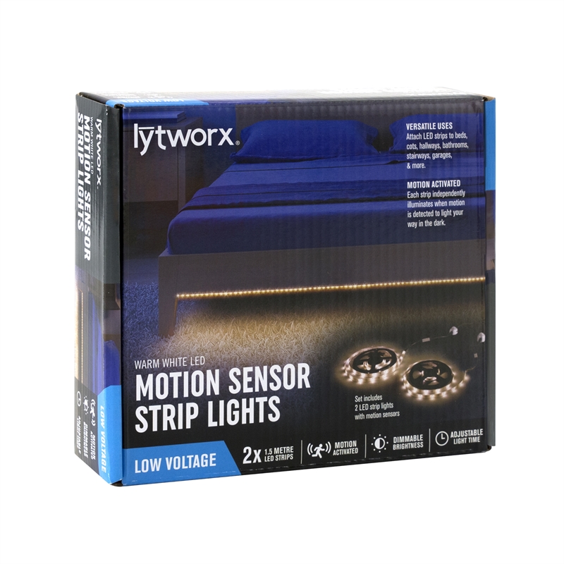 Lytworx Motion Sensor Strip Lights Lytworx Motion Sensor Strip Lights