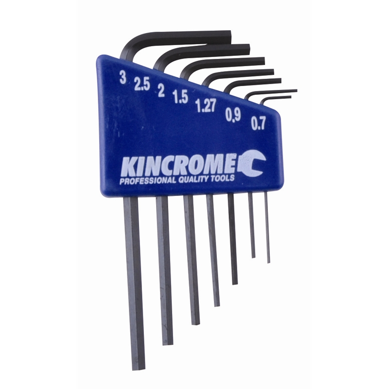 Kincrome 7 Piece Metric Mini Hex Key Wrench Set Bunnings Warehouse