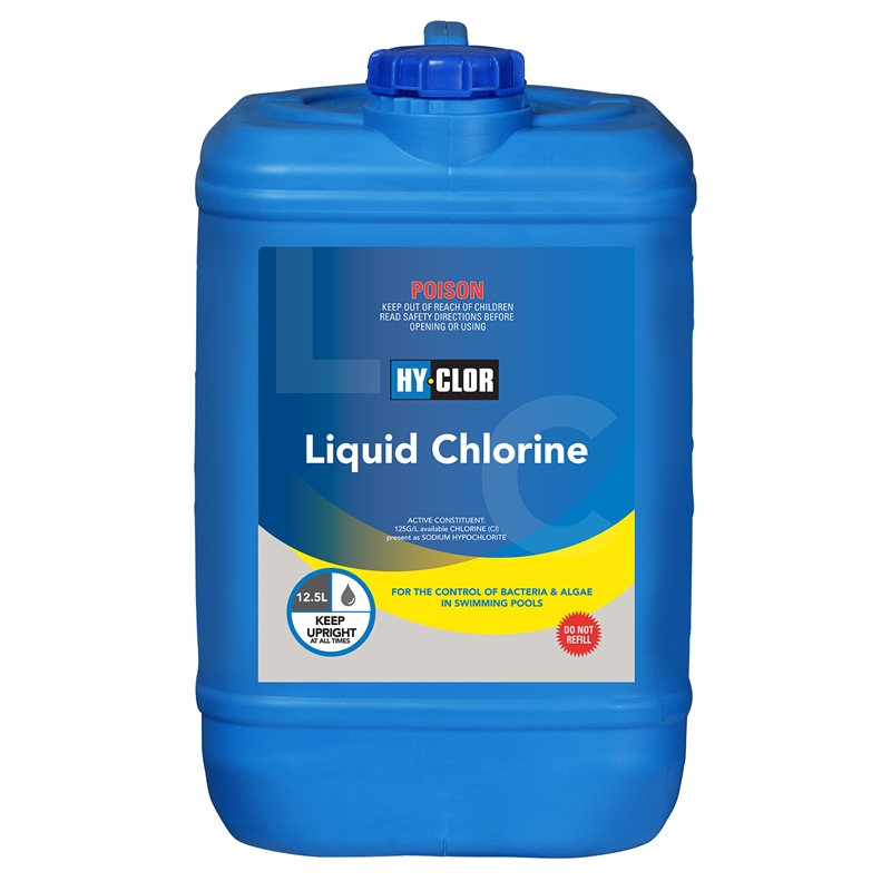 HyClor 12.5L Liquid Pool Chlorine Bunnings Warehouse