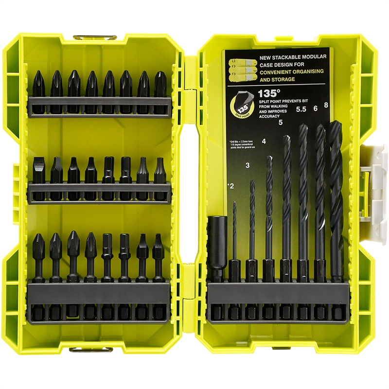 Ryobi 32 Piece Impact Driving And Drilling Set Bunnings Warehouse