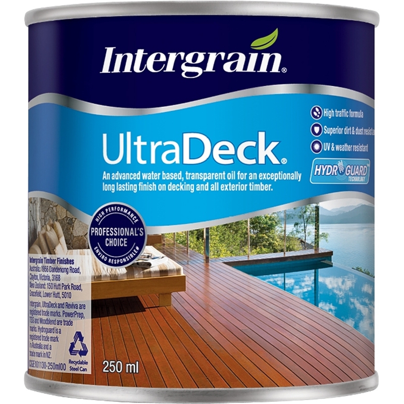 Intergrain 250ml Merbau UltraDeck Water Based Decking Oil