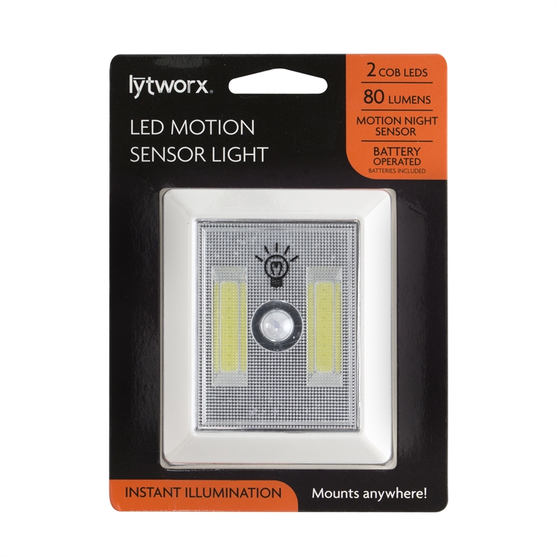 Lytworx 2 COB LED Motion Sensor Light Bunnings Warehouse