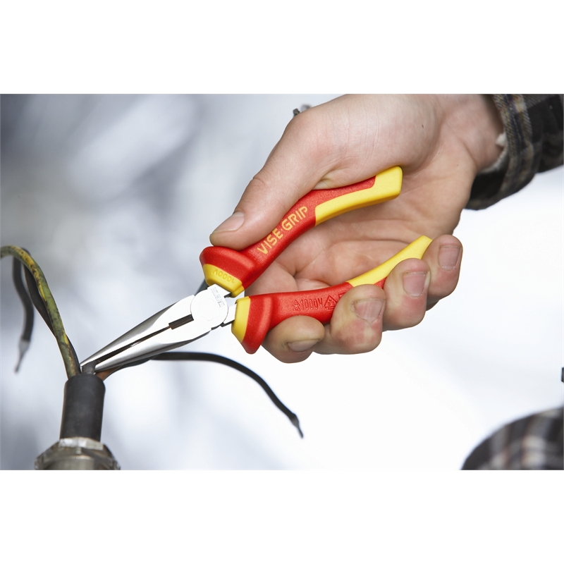 Irwin 200mm Insulated Long Nose Pliers I/N 6010319 Bunnings Warehouse