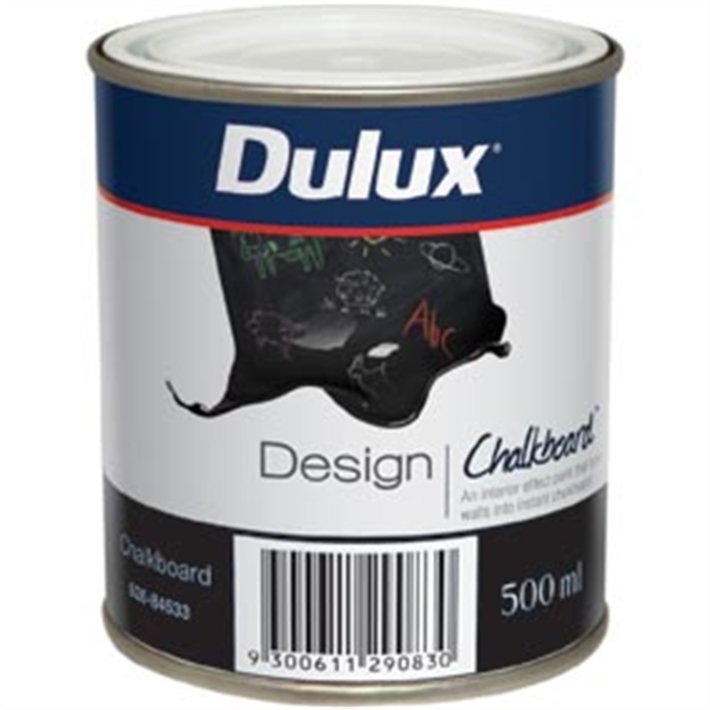  Dulux  Design 500ml Black  Chalkboard Paint Bunnings Warehouse
