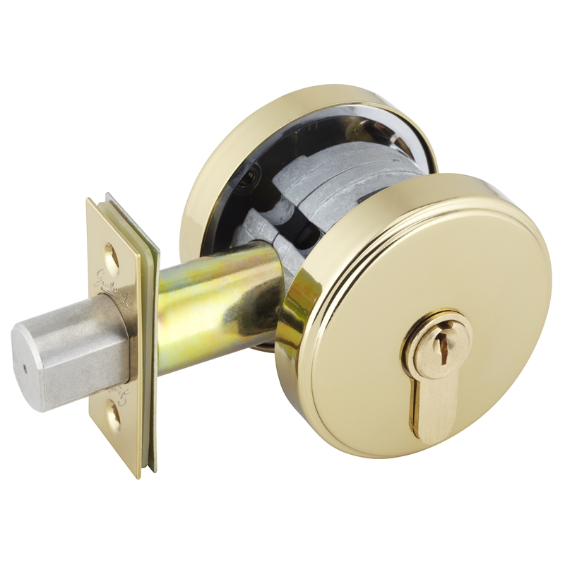 Gainsborough 20mm Satin Chrome Round Stepped Deadbolt Bunnings Warehouse