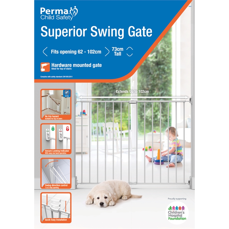 Perma Child Safety Superior Swing Gate