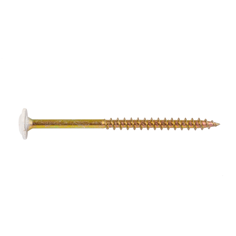 Buildex® 10 10 x 75mm White Star Head Screw 50 Pack