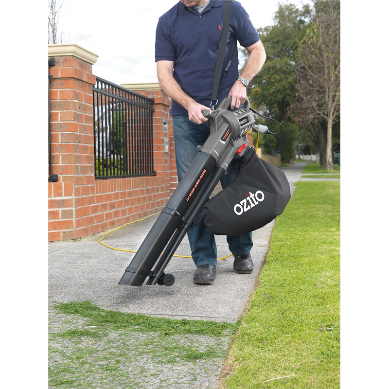 Ozito 2400W 3 In 1 Electric Blower Vacuum Mulcher | Bunnings Warehouse