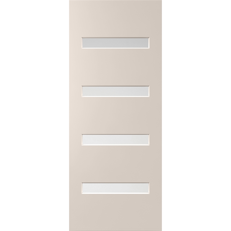 Corinthian Doors 2040 X 820 X 40mm Translucent Glass Primed Madison ...