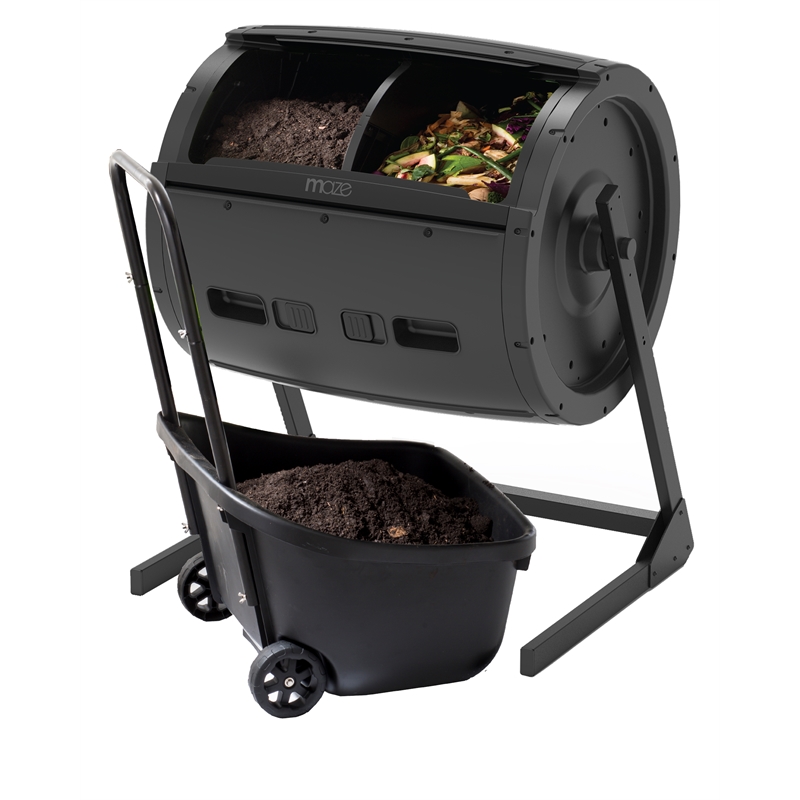 Maze 245L Compost Tumbler Bunnings Warehouse