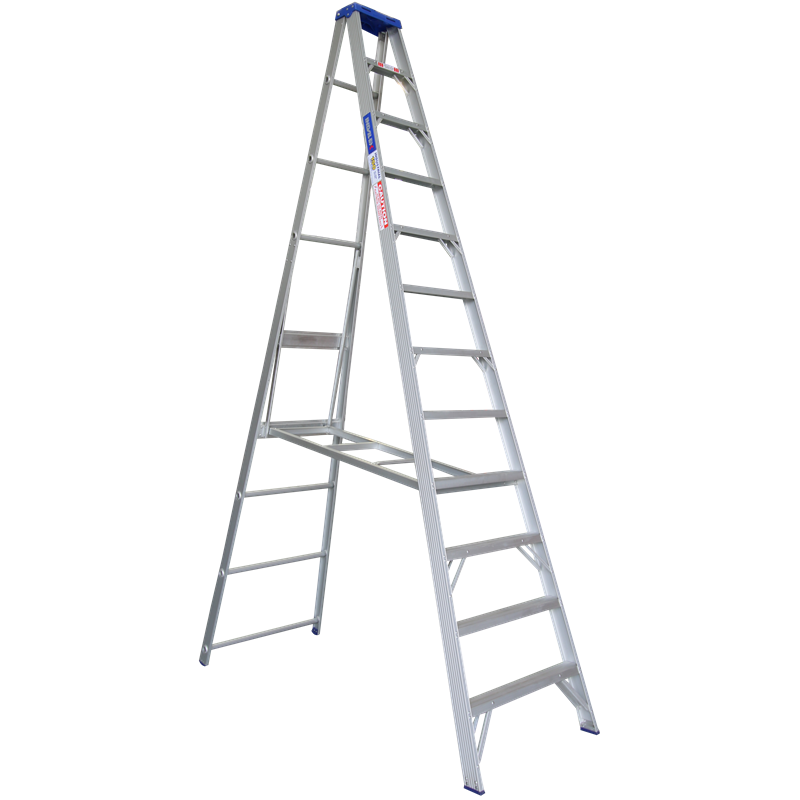 Indalex 3.6m 150kg Aluminium Single Sided Step Ladder Bunnings Warehouse