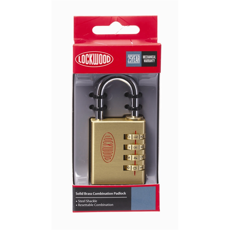 Lockwood 30mm 150 Series Combination Padlock I/N 4210923 Bunnings Warehouse