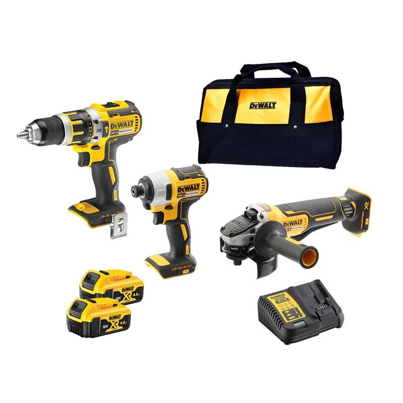 DeWALT 18V 3 Piece XR Brushless Combo Kit | Bunnings Warehouse