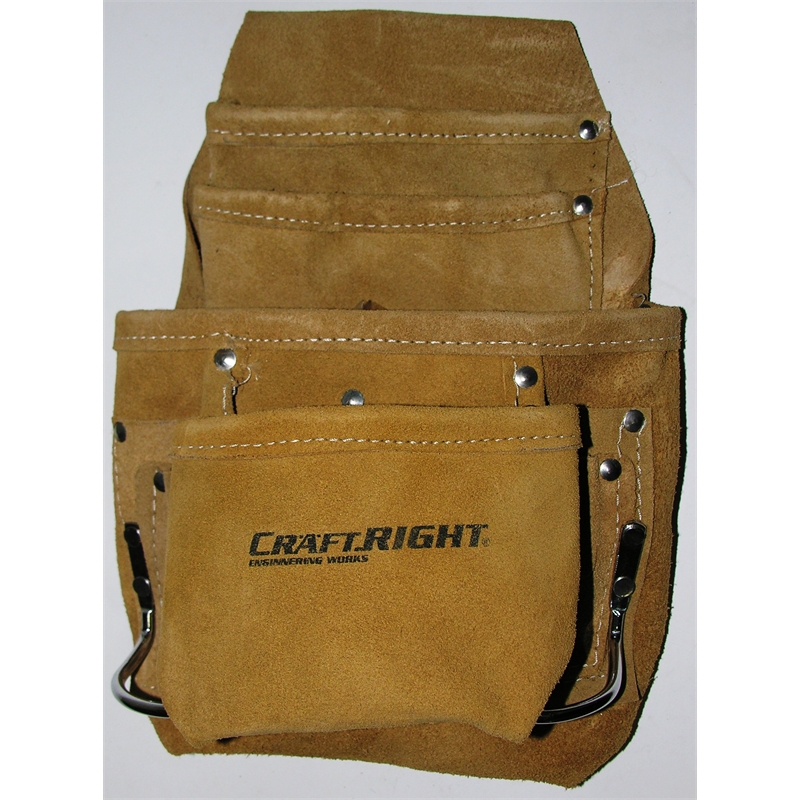 Craftright Leather Riggers Pouch Tool Belt I/N 5820554 Bunnings Warehouse