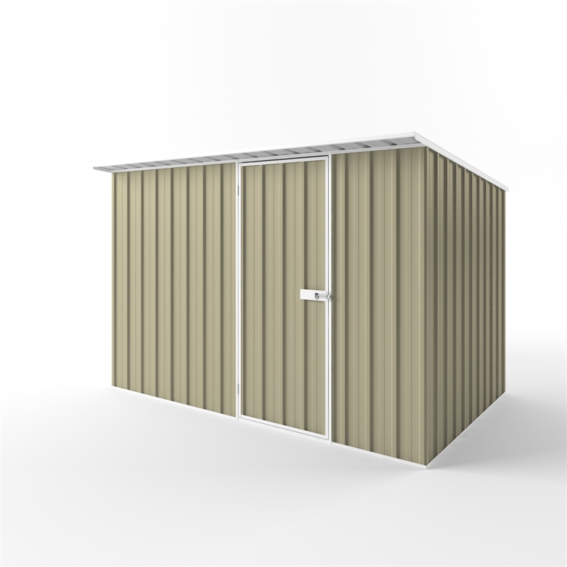EasyShed 3.00 x 1.90 x 1.98m Wheat Skillion Roof Garden Shed