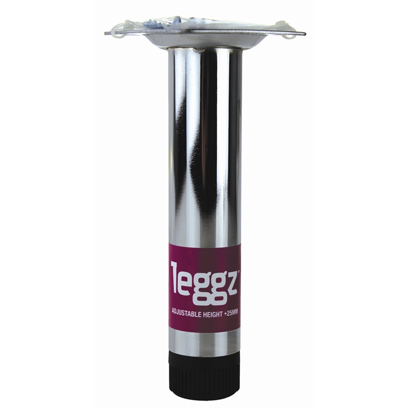 Furniture Legs Chrome leggz 30 x 150mm round chrome metal furniture leg | bunnings warehouse Furniture Legs Chrome leggz 30 x 150mm round chrome metal furniture leg | bunnings warehouse