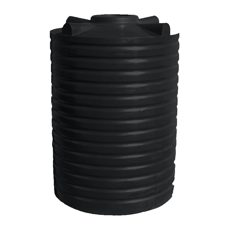 Clark Tanks 3000L Round Poly Water Tank Charcoal Bunnings Warehouse