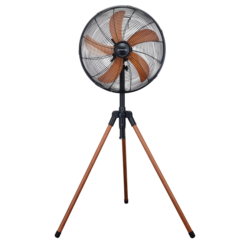 Euromatic 45cm Wood Effect Finish Tripod Fan Bunnings Warehouse