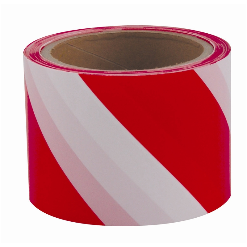 Whites OnSite 75mm x 50m Red / White Safety Tape Bunnings Warehouse