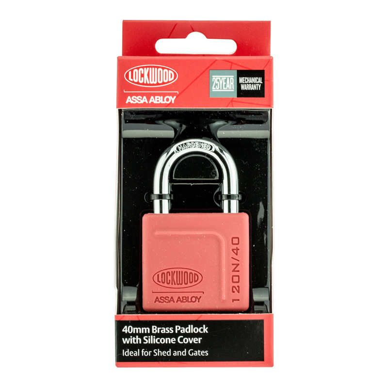 Lockwood 40mm Alloy Silicon Padlock Bunnings Warehouse