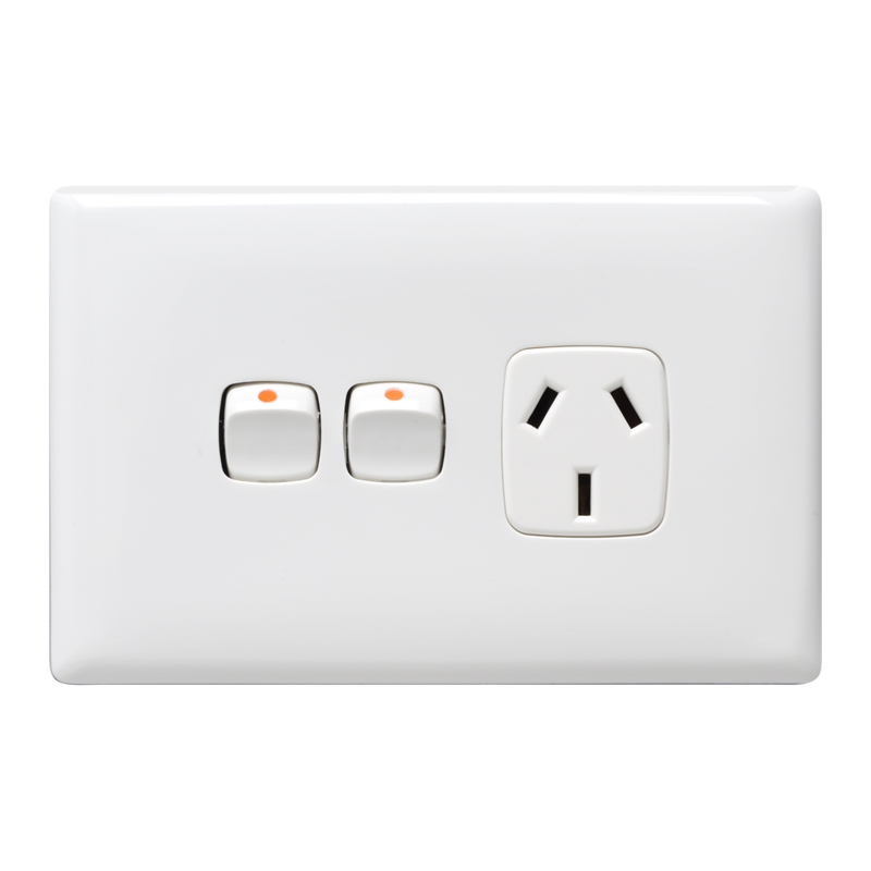 HPM LINEA Single Powerpoint with Extra Switch Bunnings Warehouse