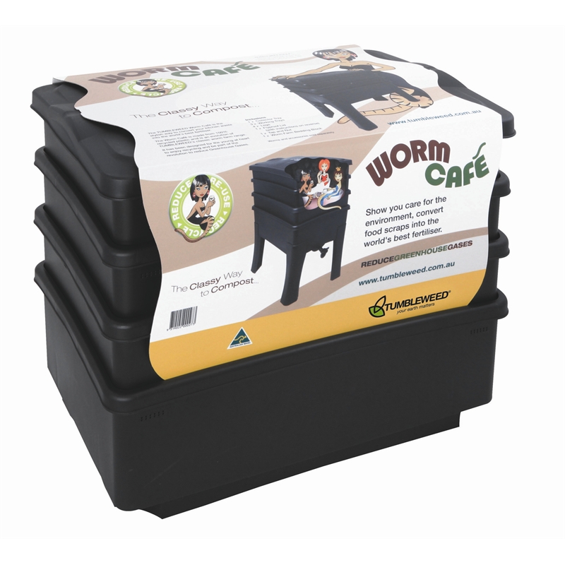 Tumbleweed 3 Tier Worm Cafe Worm Farm Bunnings Warehouse