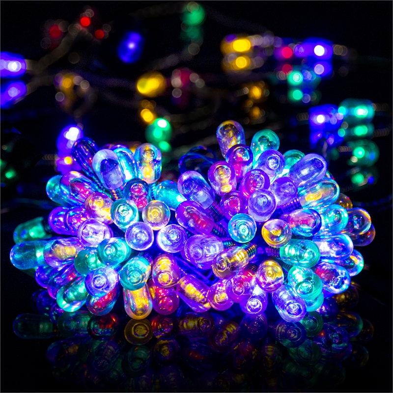 Lytworx 100 Multicolour LED Low Voltage Papaya Bulb Lights