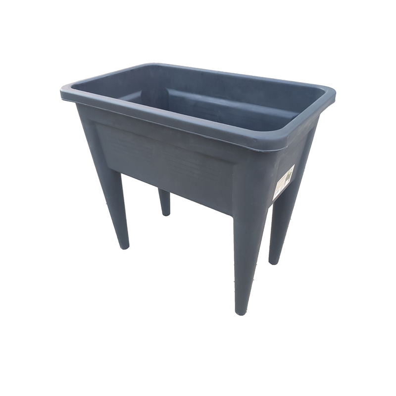 Fountain Products 697 x 425 x 655mm Charcoal Raised Garden Bed