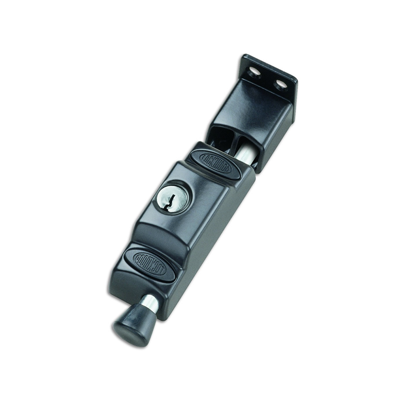 Lockwood Black 680 Extended Patio Bolt Bunnings Warehouse