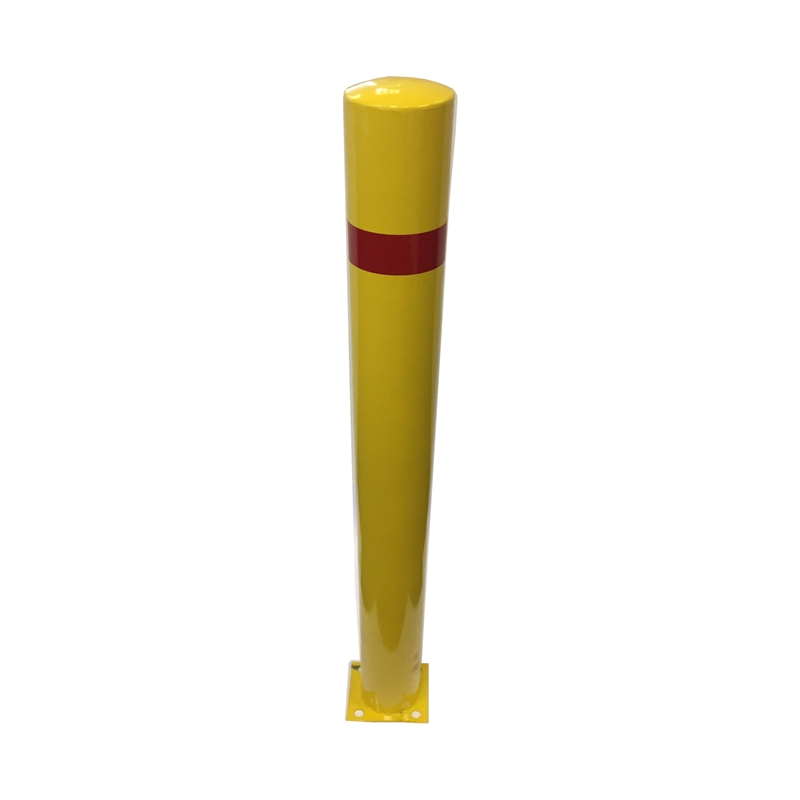 Brutus Yellow Safety Bollard Including Base | Bunnings Warehouse