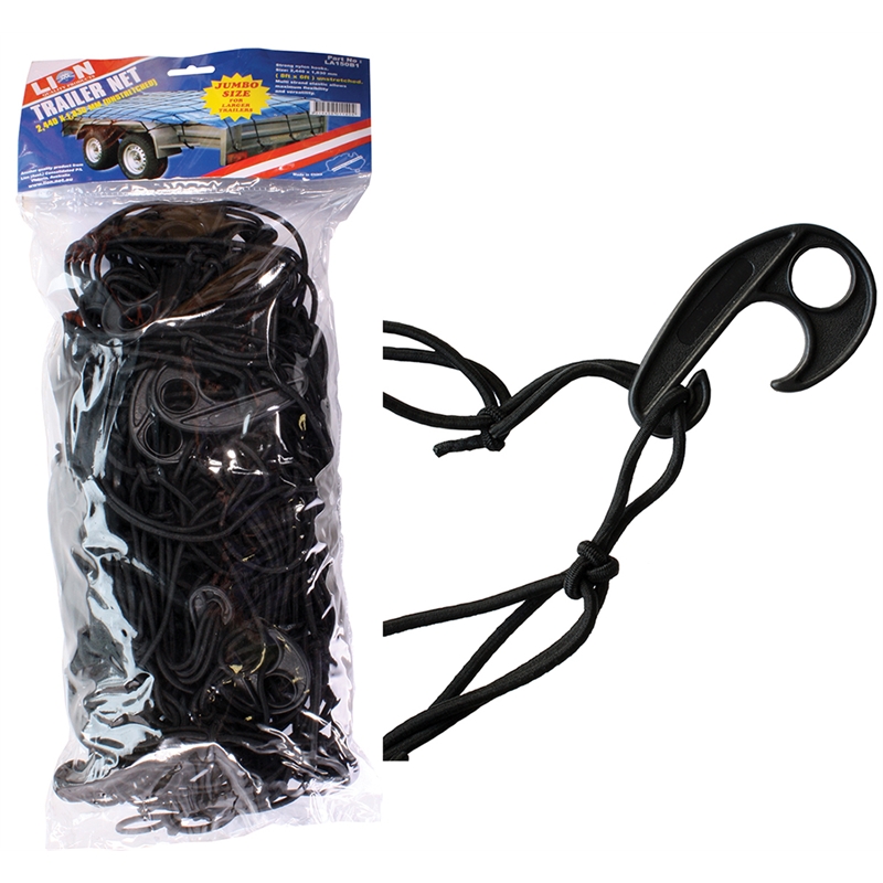 Trailer Net Elastic Lion 8x6ft With Hooks 10 La150b1 Bunnings Warehouse