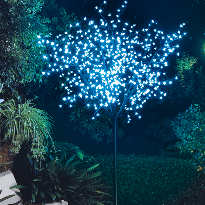 Lytworx 2.5m 600 Blue LED Light Up Blossom Tree I/N 4351765 Bunnings
