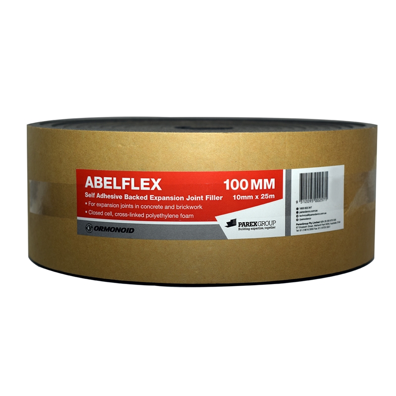 Ormonoid 10mm x 100mm x 25m Abelflex Self Adhesive Backed Expansion