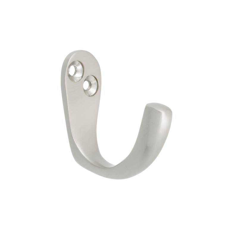 Zenith 40mm Brushed Nickel Single Robe Hook Bunnings Warehouse