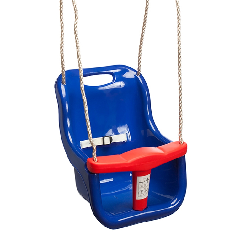 Swing Slide Climb Blue Red Plastic Baby Swing Seat