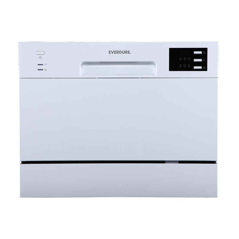 Everdure WELS 2.5 Star 55cm White Countertop Dishwasher | Bunnings ...
