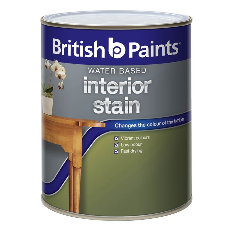 British Paints 1L Black Water Based Interior Stain Bunnings Warehouse