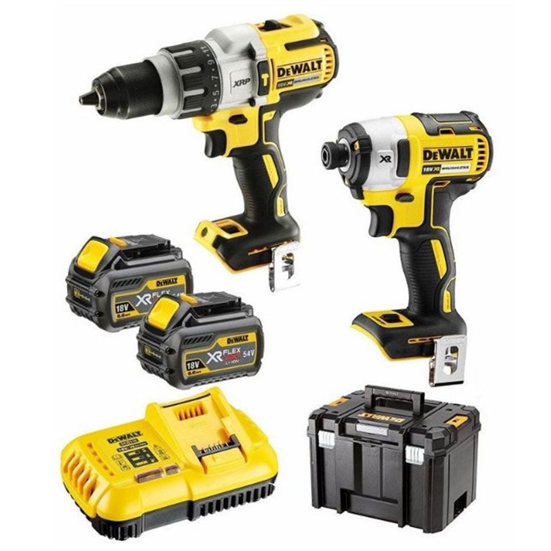 Dewalt 18v 2 Piece Heavy Duty Brushless Combo Kit Bunnings Warehouse