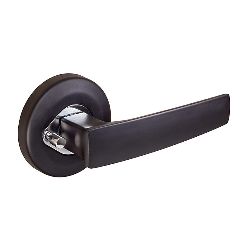 Gainsborough Matt Black G2 Series Aurora Privacy Leverset